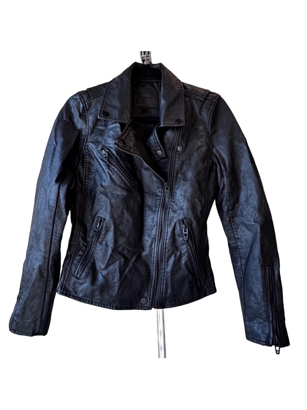 Blank NYC [BLANKNYC] Vegan Faux Leather Moto Jacket